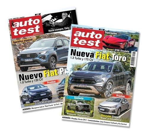 Revista Auto Test N° 379 Y 380 - Mayo Y Junio 2022 - Física