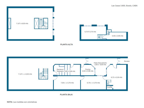 Ph,7amb. Boedo,248 M2,patio,a Reciclar, Salen 3 Ph