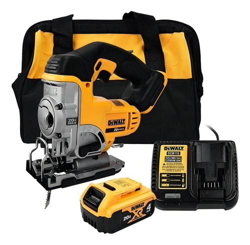 Sierra Caladora + Batería Cargador Y Maletín Dewalt Dcs331m1