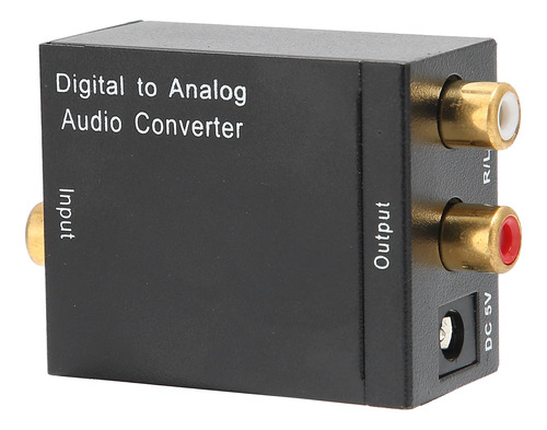 Convertidor De Audio Digital Coaxial Óptico A Analógico R/l