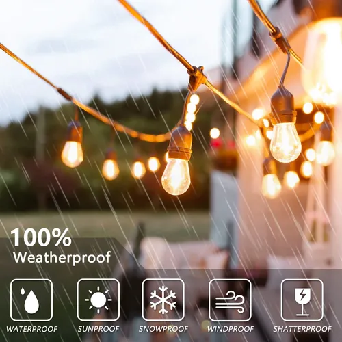 Voolex 11 Modos De Luces Led Para Exteriores Con Control Rem