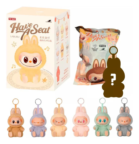 Laa Labubu Have A Seat Popmart Figura De Colección 1 Set=6pc