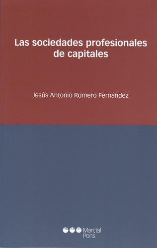 Libro Las Sociedades Profesionales De Capitales