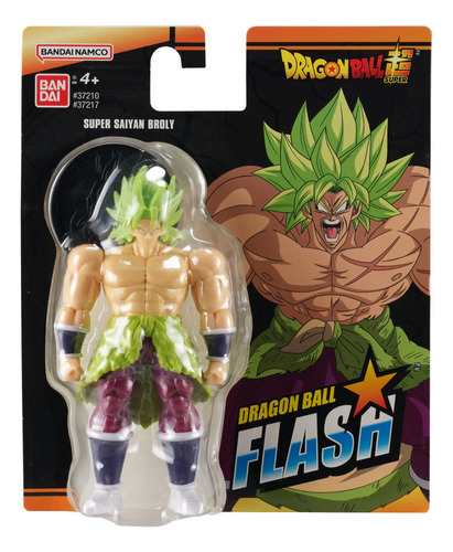 Figura De Acción Flash Broly Super Saiyan Dragon Ball