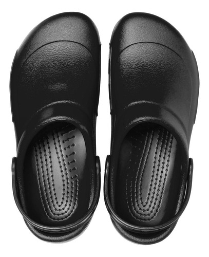 Zueco Crocs Hombre Bistro Work Clog Negro