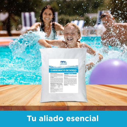 Imagen 3 de 5 de Carbonato De Sodio Ninu 1 Kg Nivelador De Ph