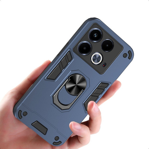Capa Para Infinix Note 40 4g Brave Com Trocador + Mica