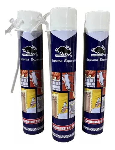 comprar Pack 3 Espuma Expansiva Poliuretano Sellador Aislante 750ml comprar Pack 3 Espuma Expansiva Poliuretano Sellador Aislante 750ml