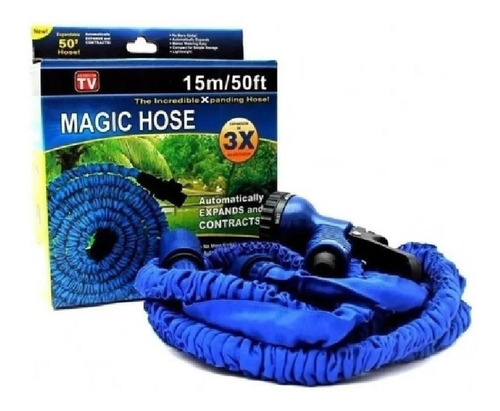 Manguera Expandible Retractil Magic Hose 50ft 15m C Pistola