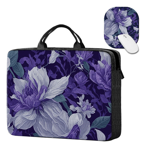 Funda Para Laptop 15  Ma Bonita Alfombrilla Mousepad Flor 13