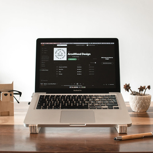 Stand Soporte Base Apoya Macbook Notebook Laptop Portatil