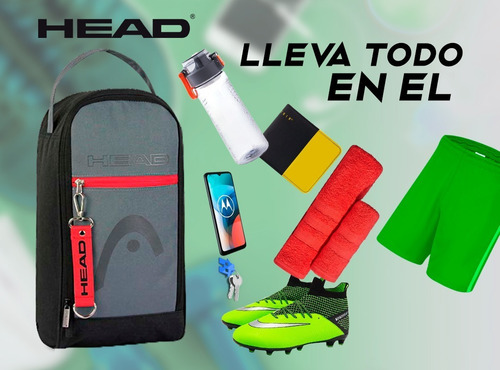 Imagen 8 de 9 de Bolso Botineros Head Unisex Deportivo Futbol Con Llavero