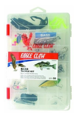 Kit Pesca Bajo Eagle Claw, 55 Piezas