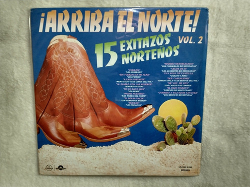 Arriba El Norte  15 Exitos Norteños Volumen 2  Lp Vinilo.