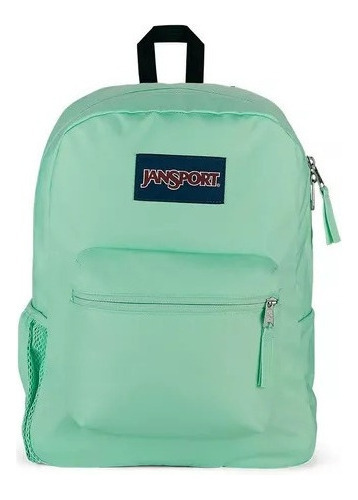 Mochila Jansport Cross Town Urbana 26l Lts Colores Poliéster Color Verde claro