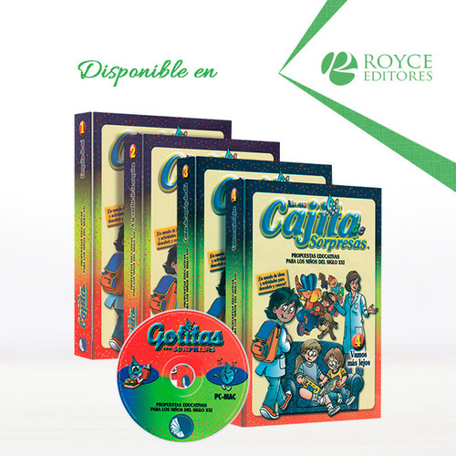 Nueva Cajita De Sorpresas 4 Vols Con Cd-rom