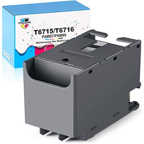 Caja De Mantenimiento De Tinta T6715 T6176 Impresoras W...