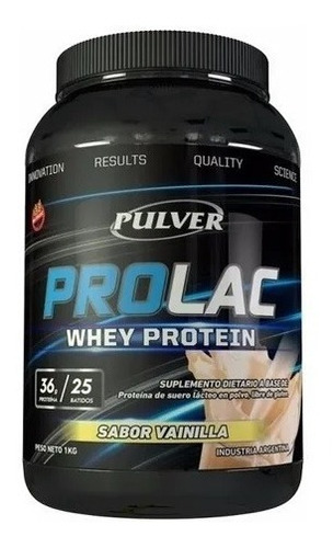  Pulver  Prolac Whey Protein Proteínas Sabor Vainilla  1kg