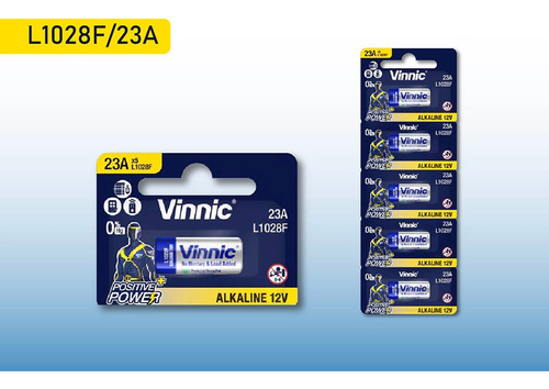 10 Pilas A23 Vinnic 12v Alcalina Alarmas Control Remoto