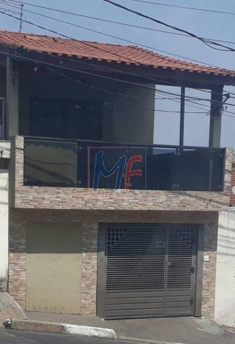 Imagem 1 de 27 de Ref 12.307 Lindo Sobrado No Bairro Ayrosa, Com 4 Dorms, 1 Vaga De Garagem Coberta, 127 M² De A.c. E 135 M² De Terreno. Estuda Permutas. - 12307