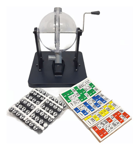 Juego De Loteria con Bolillero 1012 Lotermatic Habano