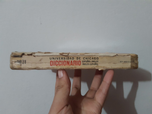 Yh Antiguo Diccionario Español Ingles 1975 Univ Chicago Usa