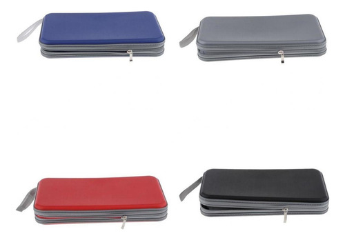 Shaoke 4pcs 80 Cd Cd Wallet Dvd Case Storage Holder Bolsa
