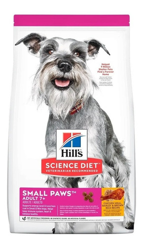 Hills Canino Adult 7+ Small Paws 4,5lb