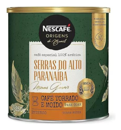 Café Torrado E Moído Nescafé Origens Serras Alto Paranaíba