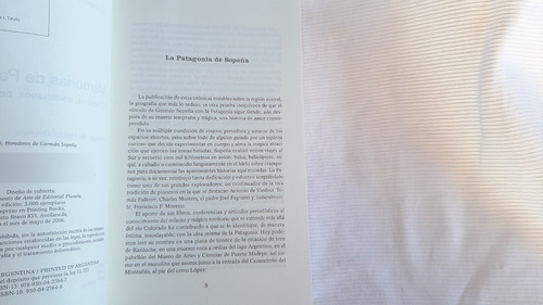Imagen 4 de 5 de Memorias De Patagonia German Sopena Emece