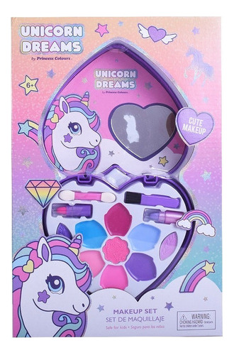 Maquillaje Infantil Make Up Unicornio En Forma De Corazón