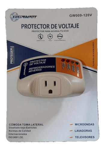 Protector Voltaje 120v / Nevera, Microonda, Televisores
