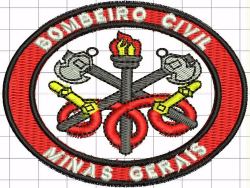 Patch / Distintivo Bordado Bombeiro Civil Ii