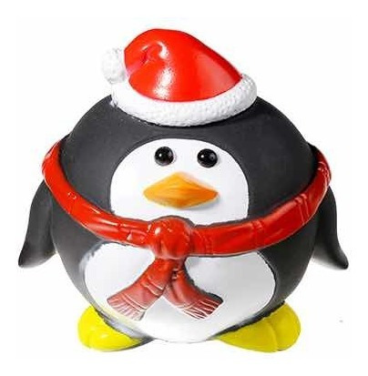 Juguete Para Perro Pingüino  Navideño Con Chillon Urus