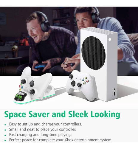 Juego De Bateria Recargable Para Xbox Con Estacion De Carga