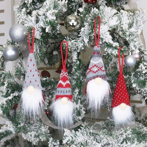 8 Unidades Para Adornos Árbol Navidad Gnomos, Coración Vacac