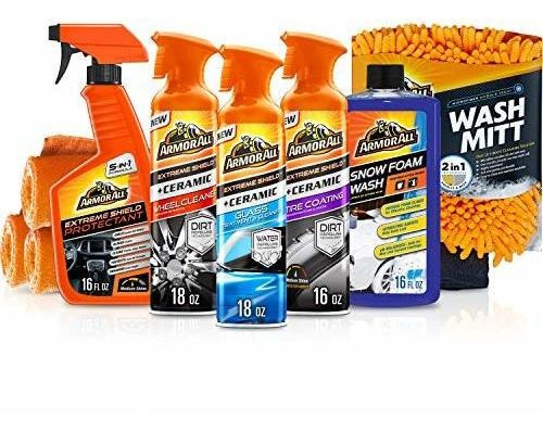 Armor All - Kit Para Lavado De Automóviles (9 Artículos) - L