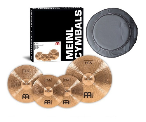 Set Platillos Meinl Hcs Bronce Hcsb141620