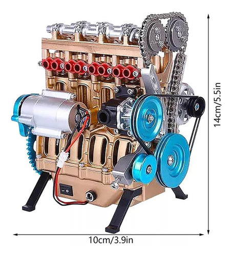 Nuevo Maqueta De Motor De Coche De Resina, Kit De Montaje,