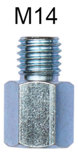 2 Adaptador De Amoladora Multifunción M14 A 5/8 Acero