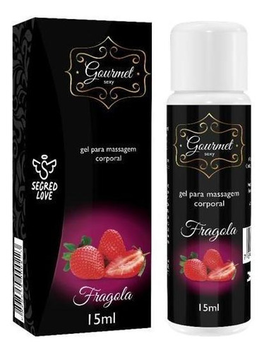 Gel Lubrificante Beijável Segred Love - Gourmet Fragola 15ml