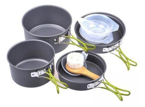 Kit Portátil De Utensilios De Cocina Para Acampar 2 Piezas