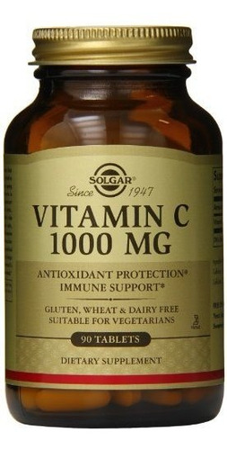 Solgar - Vitamina C, 1000 Mg, 90 Comprimidos 