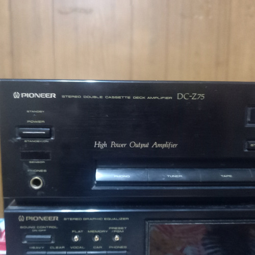 Amplificador Pioneer Dc-z95 No Funciona. Para Reparar O Repu Negro 40 W