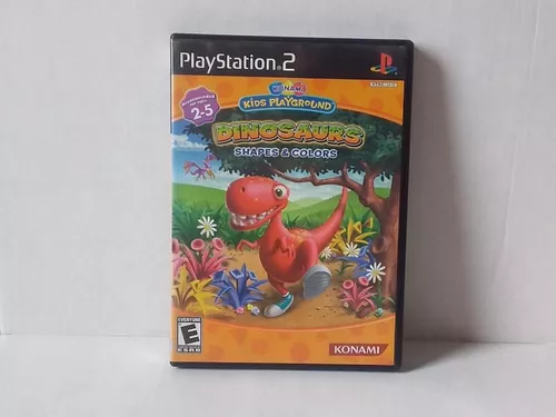Playstation 2 Jogo Konami Kids Dinossauro Shapes&colors