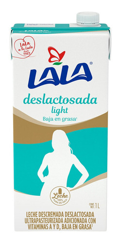 Leche Uht Lala Deslactosada Light 1l