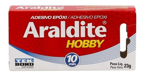 Imagem 2 de 5 de Araldite Hobby Cola Epóxi 10 Minutos 16 Gramas Tek Bond