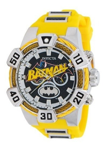 Reloj Invicta 41117 Amarillo, Negro Hombres