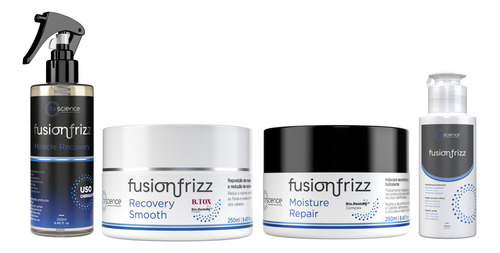 Fusion Frizz Mir Rec + Rec Smooth + Moist Rep + Progressiva