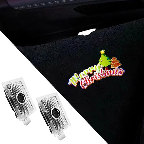 Uuakarin 2 Pcs Car Door Logo Lights Compatible Para Charger